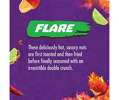 Takis Hot Nuts Flare Double Crunch Peanuts, 3.2 Oz.