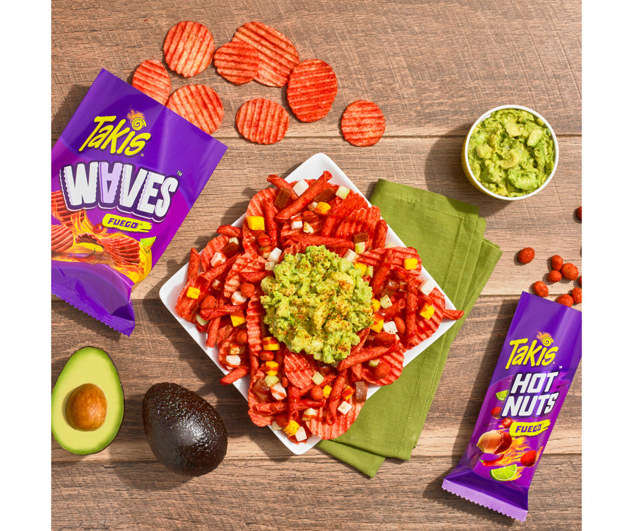 Takis Hot Nuts Flare Double Crunch Peanuts, 3.2 Oz.