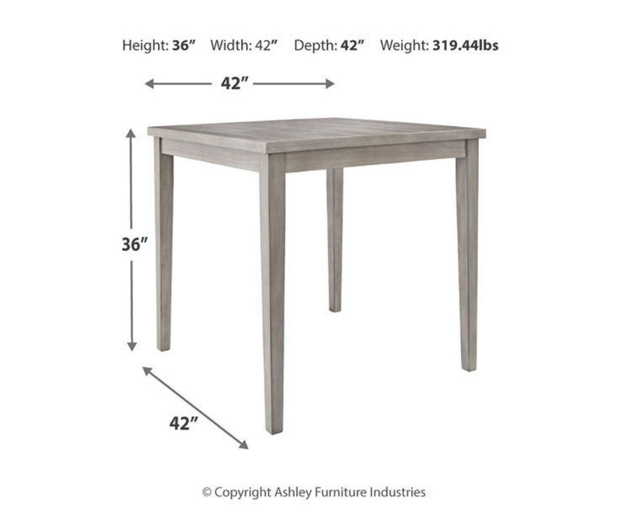 Ashley 2024 parellen table