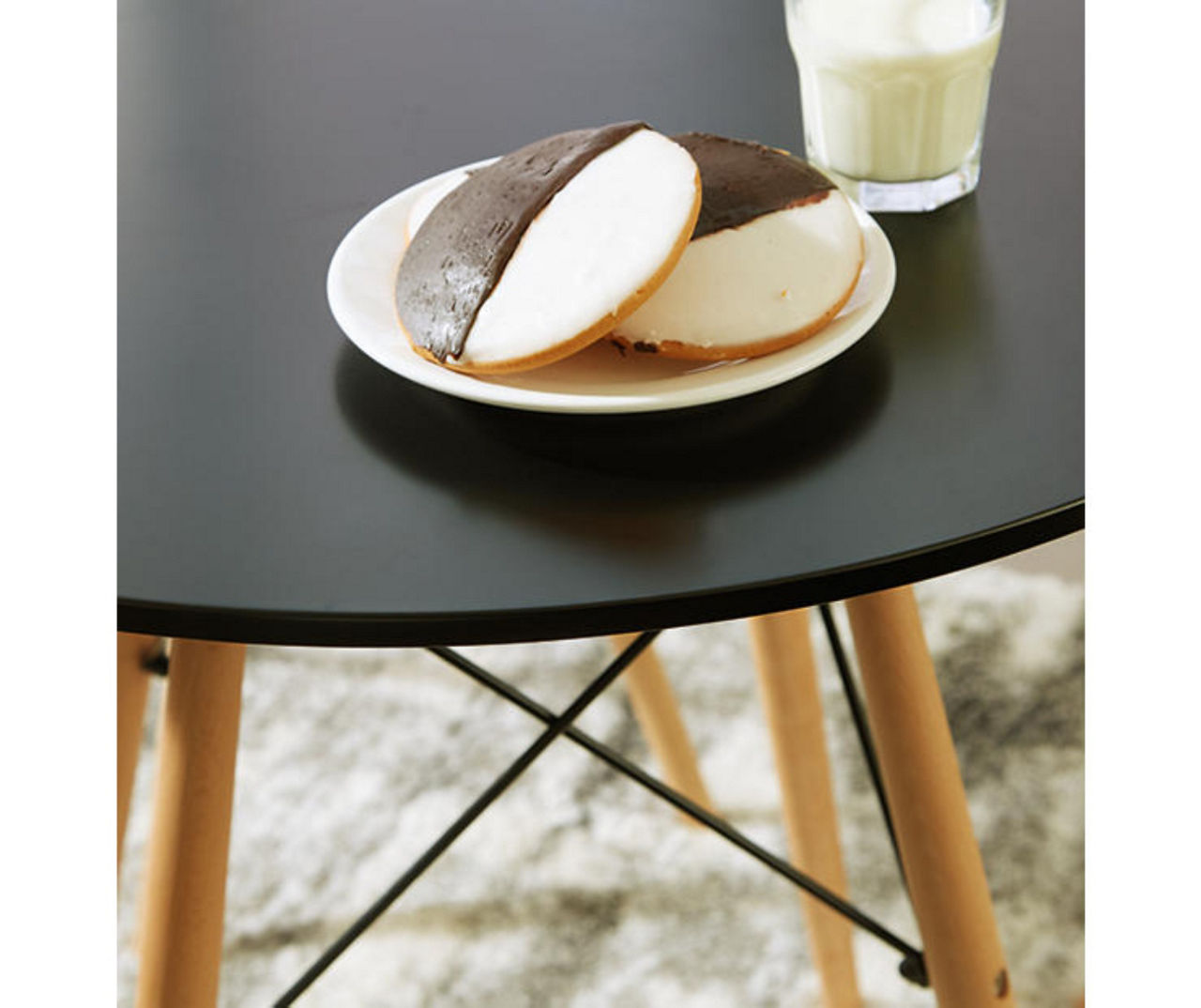 Jaspeni Black Dining Table