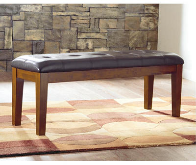 Ralene Faux Leather Dining Bench