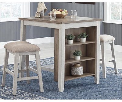 Nutley 3-Piece Storage Counter-Height Dining Set