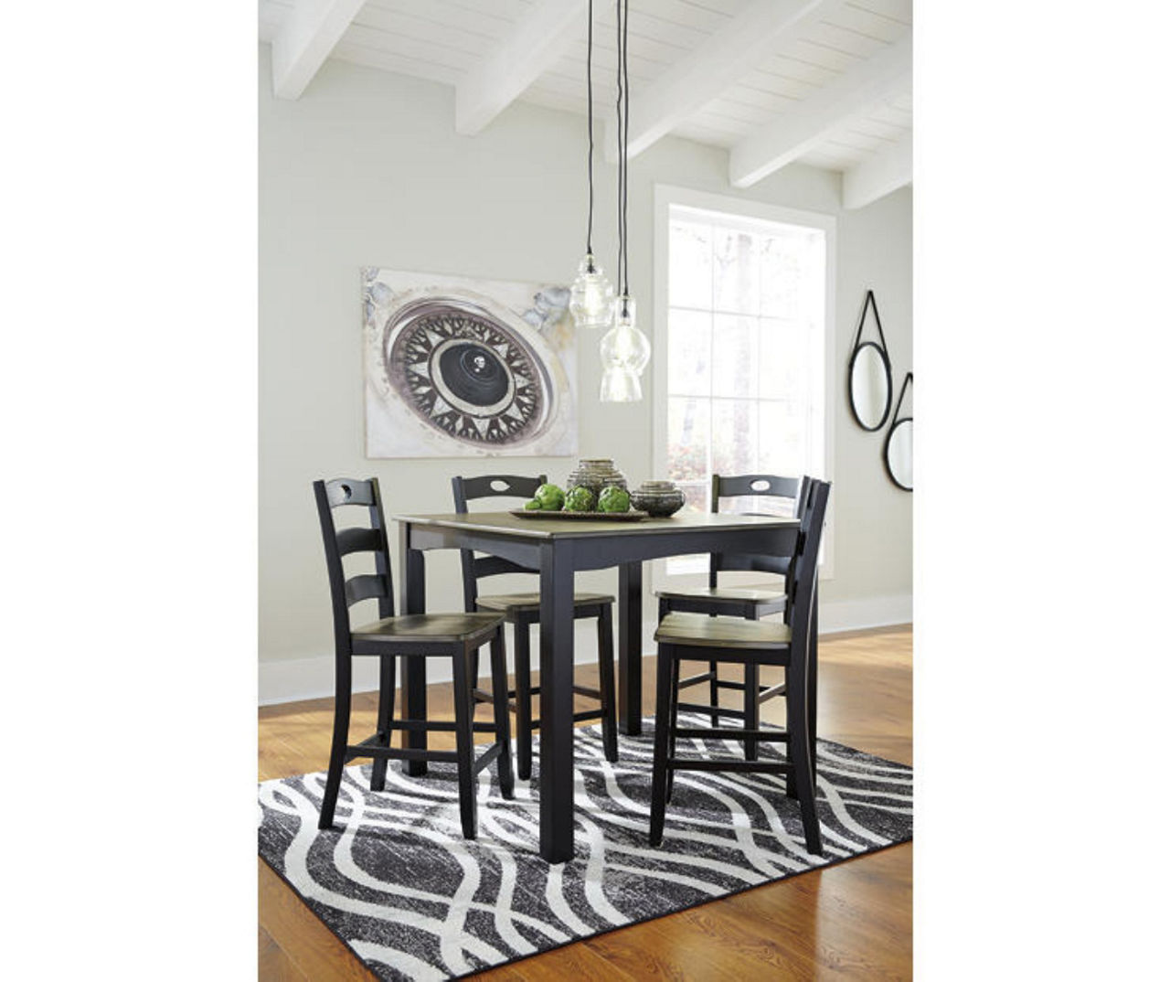 Froshburg dining room table 2024 and chairs