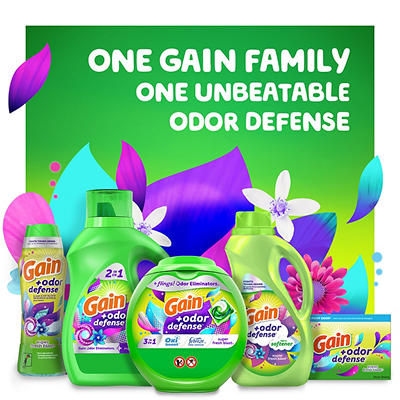 Odor Defense Flings Laundry Detergent Soap Pacs, Super Fresh Blast, 16-Count
