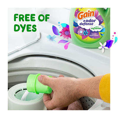 Odor Defense Liquid Laundry Detergent, Super Fresh Blast Scent, 190 Loads, 164 Oz, HE Compatible
