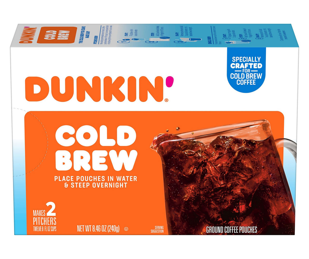 Dunkin' Donuts Cold Brew Single Serve Coffee K Cups - Shop Coffee