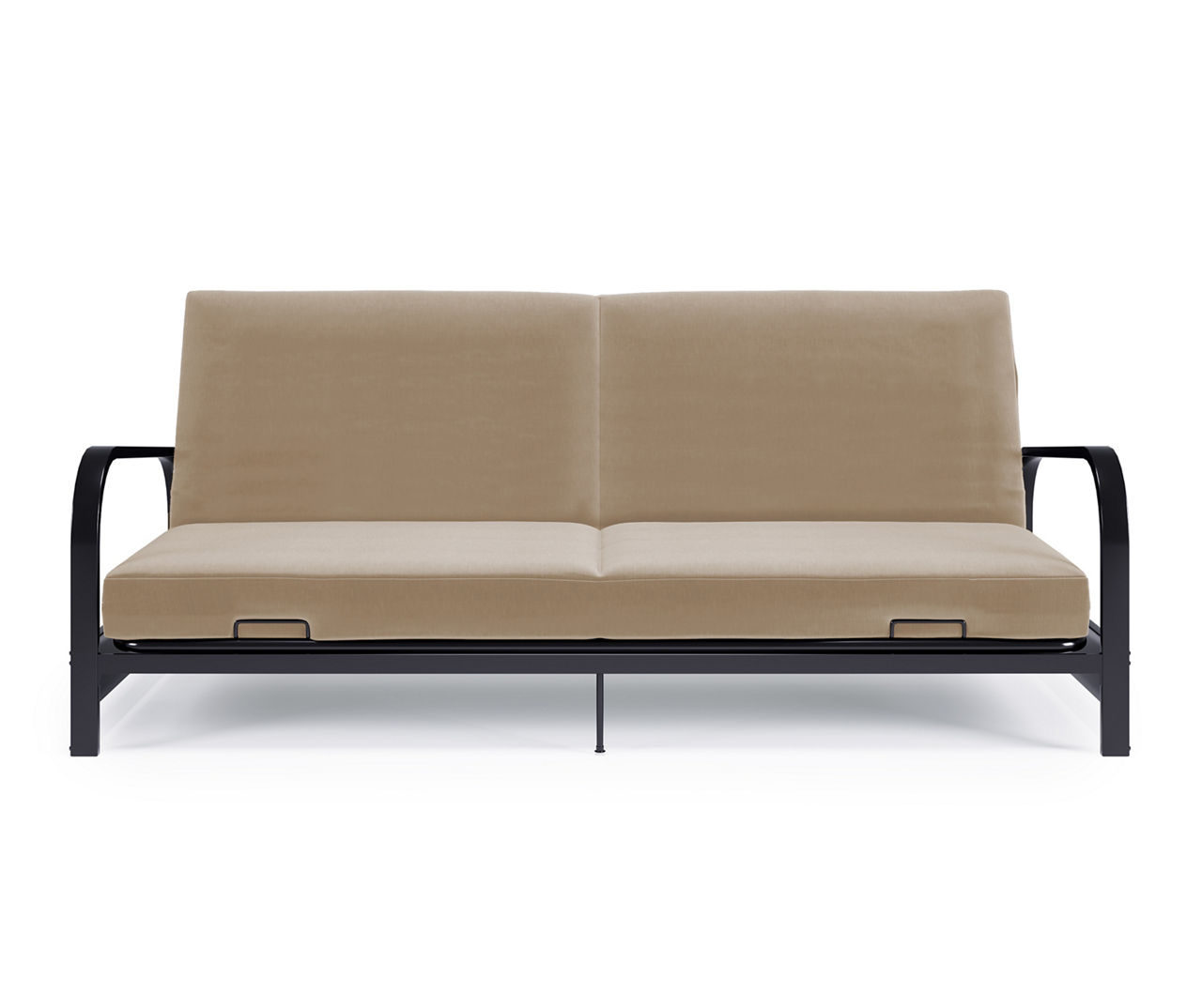 DHP DHP Elbern Black Metal Futon with Cover Big Lots