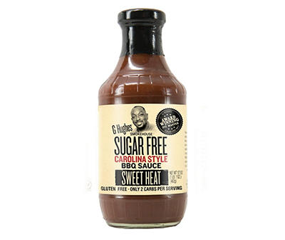G Hughes Sweet Heat Sugar Free BBQ Sauce, 17 Oz.