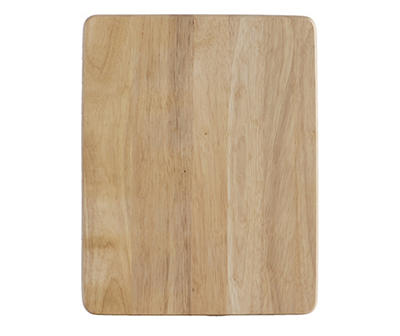 Rubberwood Non-Slip Cutting Board, (11" x 14")