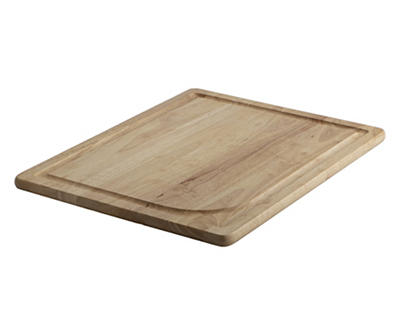 Rubberwood Non-Slip Cutting Board, (20" x 16")