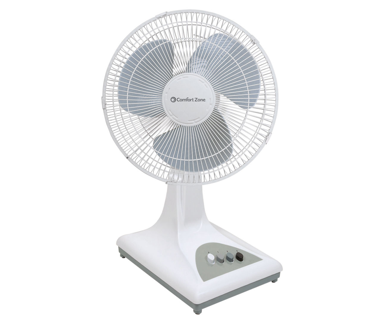 Comfort Zone White Oscillating Table Fan Big Lots