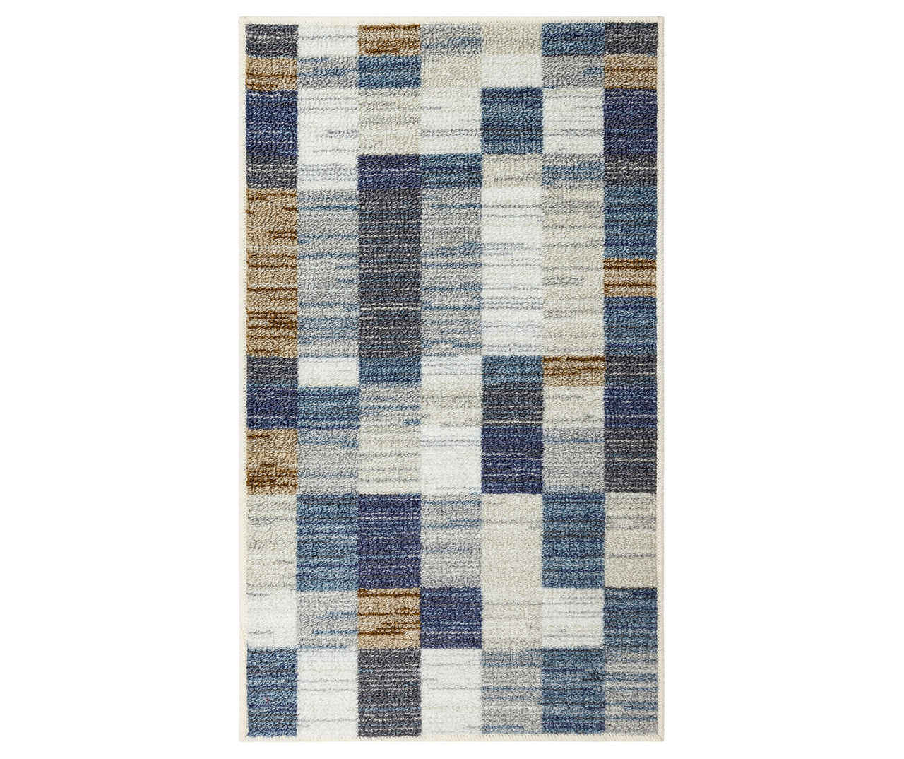 Mohawk Mohawk Home Avenue Blocks Blue Area Rug Big Lots