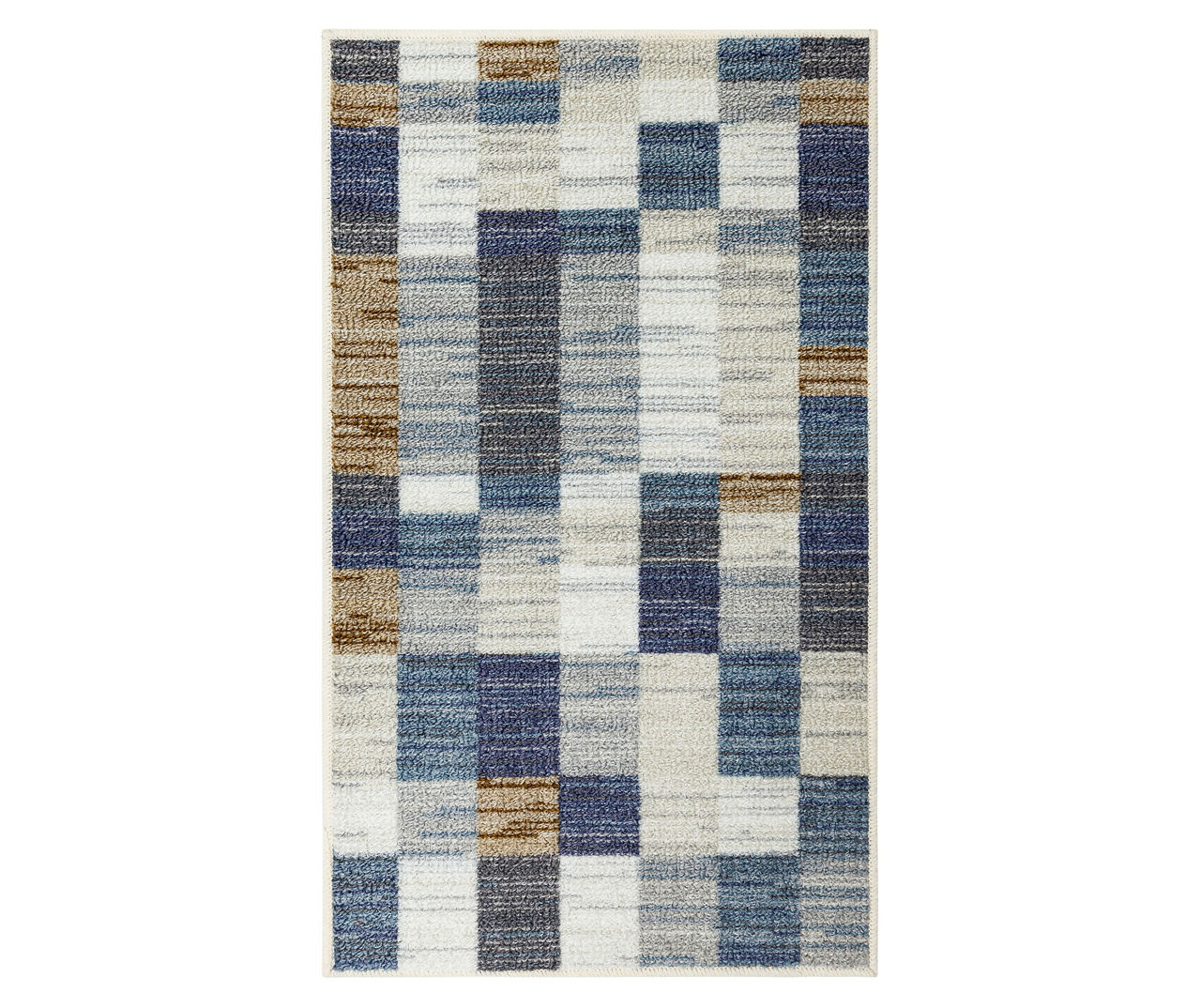 Mohawk Mohawk Home Avenue Blocks Blue Area Rug Big Lots