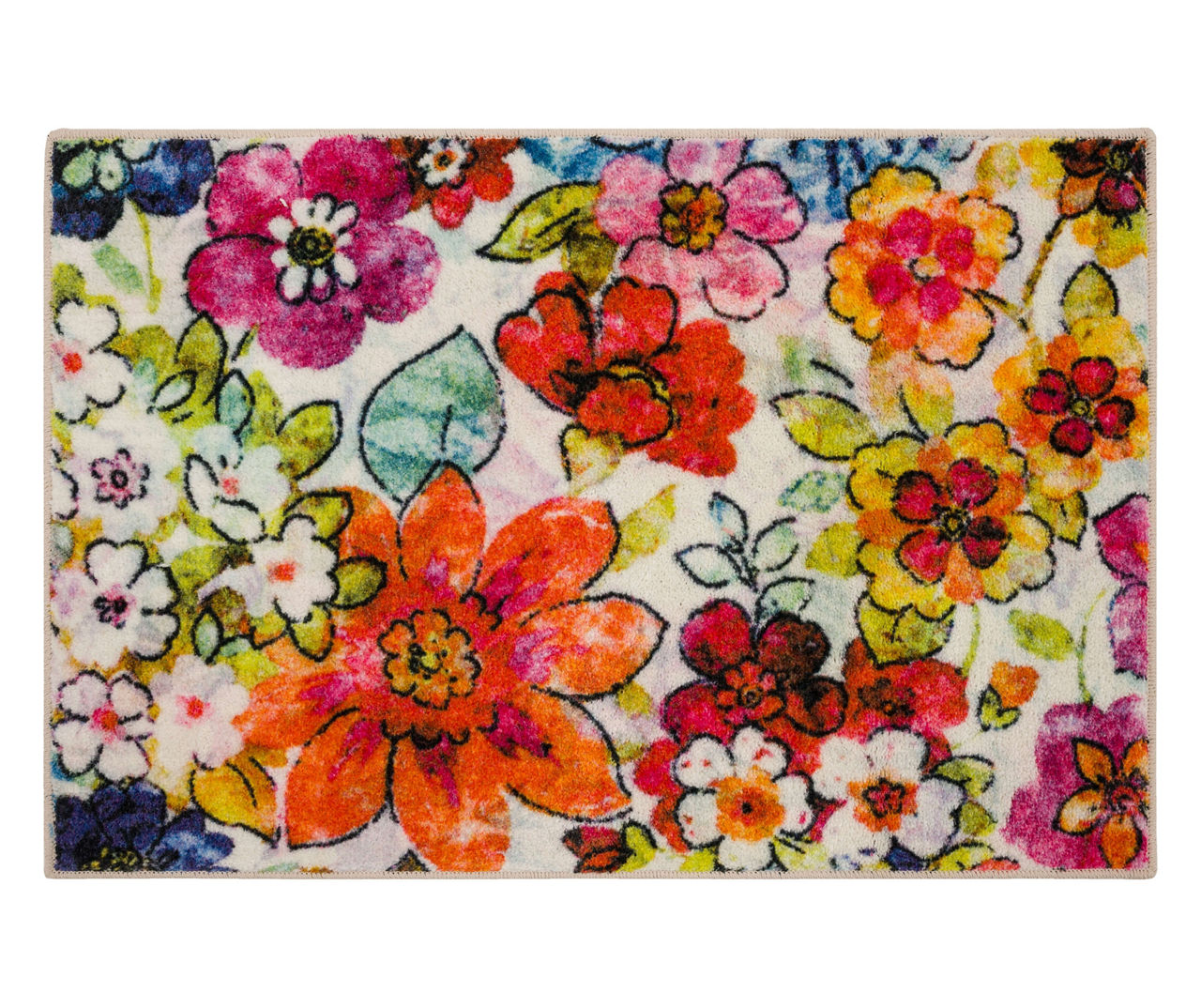 Mohawk Mohawk Home Blossoms Rainbow Area Rug | Big Lots