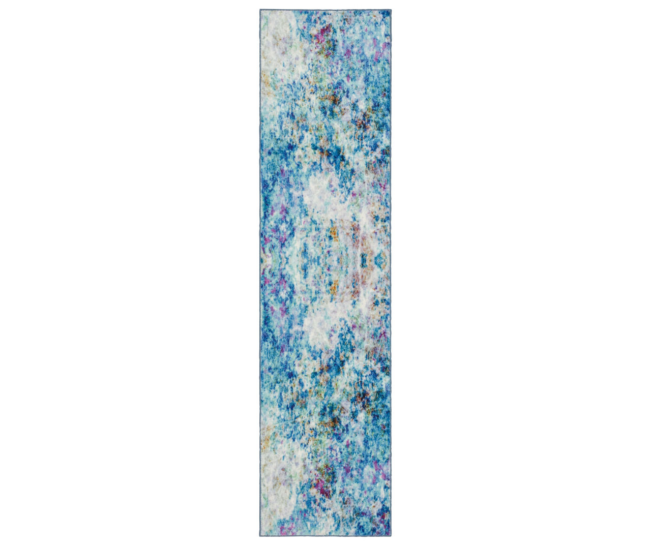 Mohawk Art Explosion Blue & White Abstract Area Rug, (4' x 6') | Big Lots