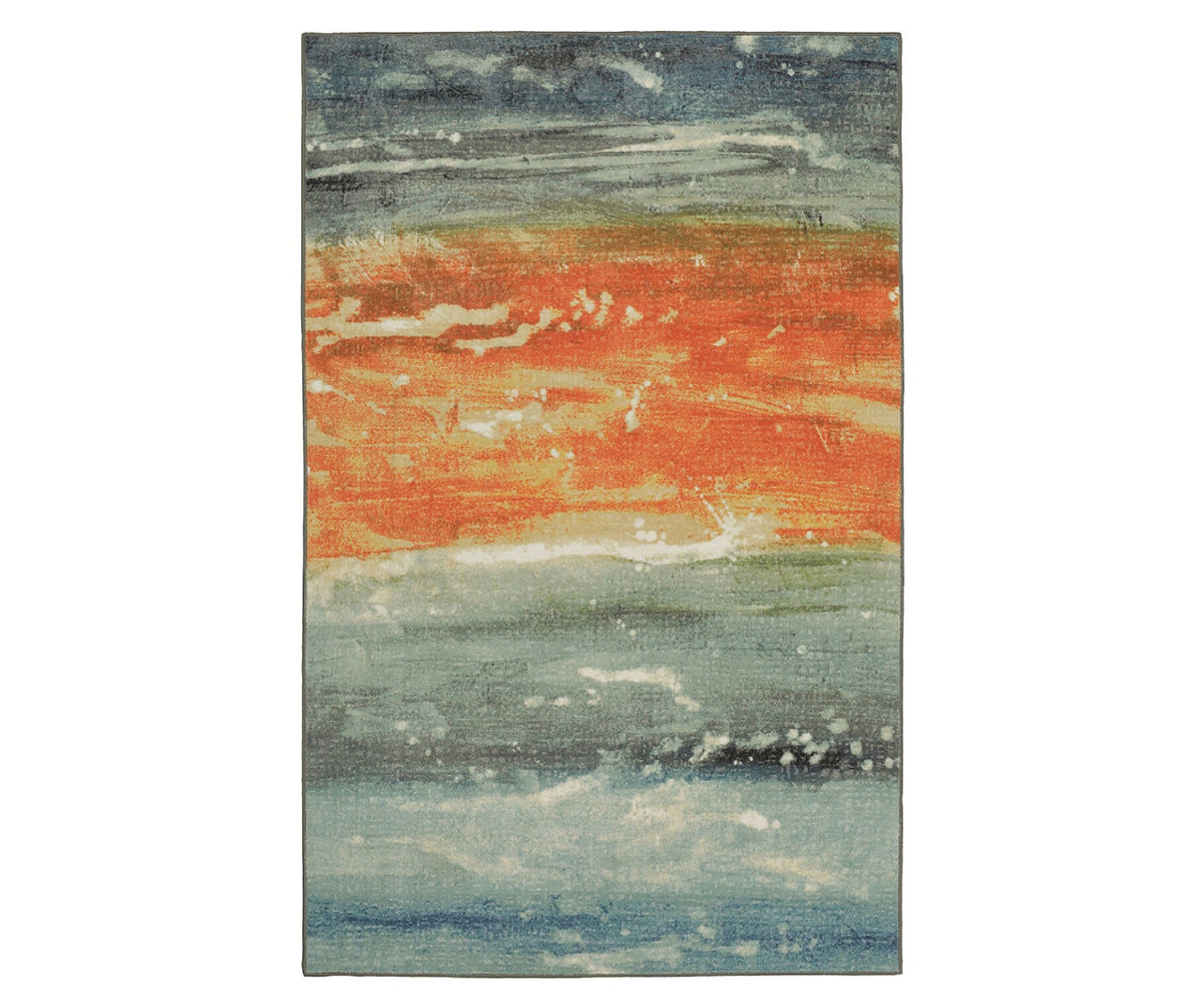 Mohawk Mohawk Home Abstract Seascape Blue Area Rug Big Lots