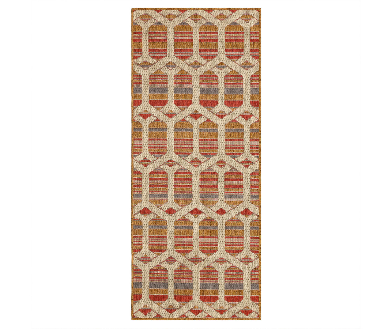 Mohawk Mohawk Home Cabana Geo Rust Area Rug Big Lots