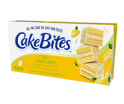 Lemon Minis Cake Bites, 4-Pack