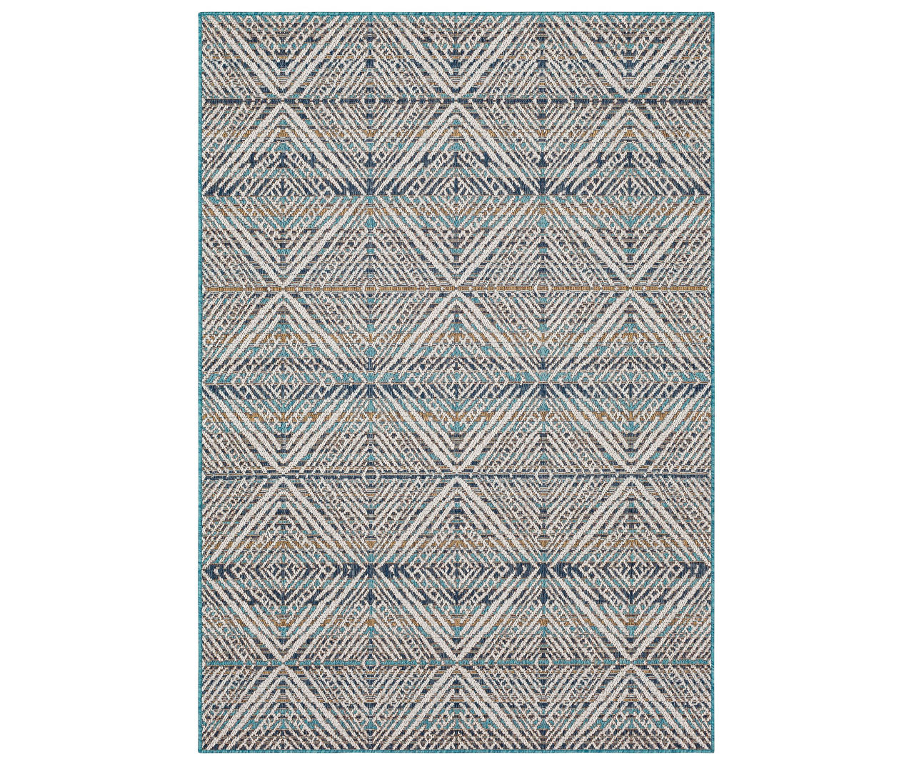 Mohawk Mohawk Home Poolside Diamond Blue Area Rug Big Lots