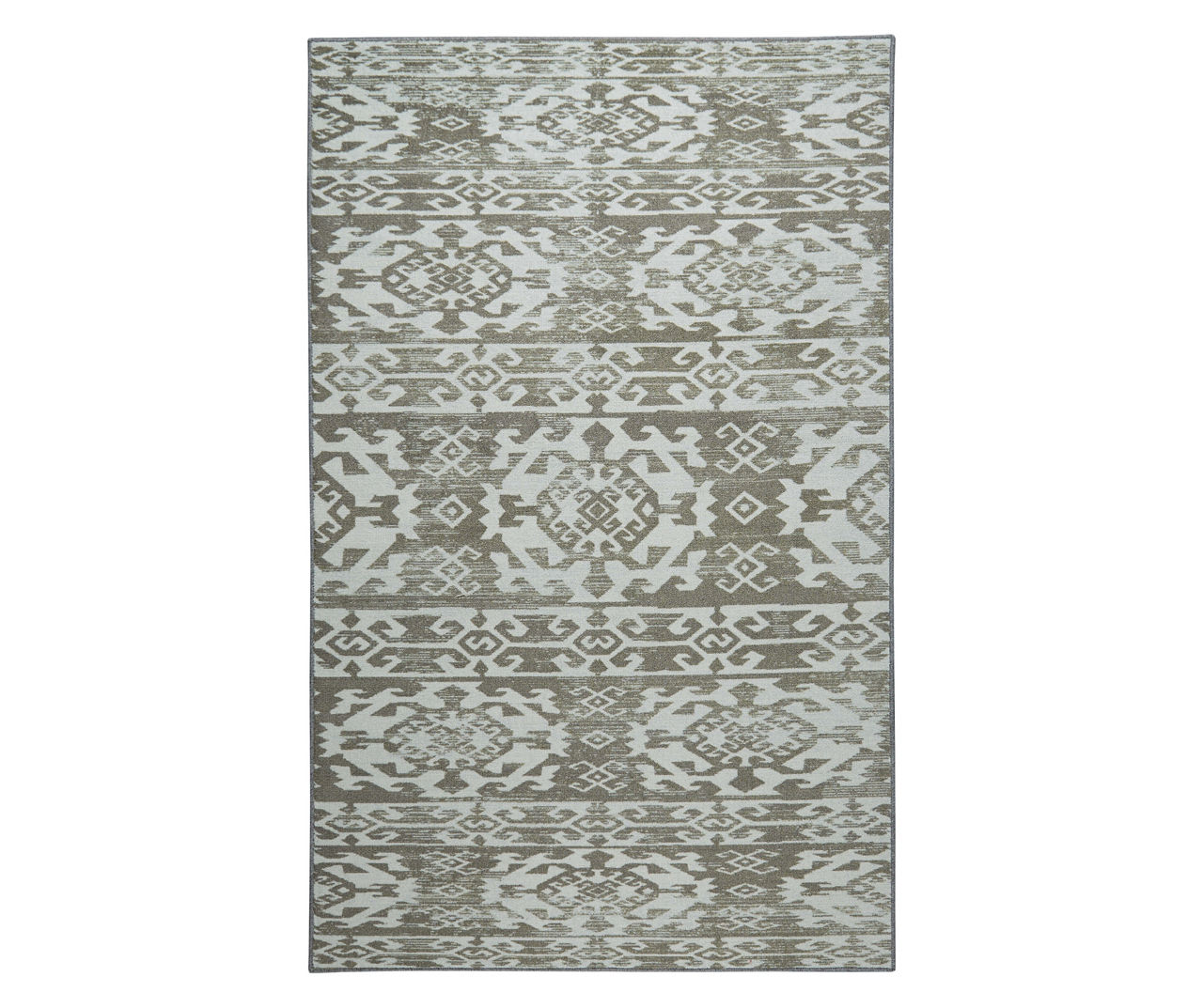 Mohawk Amya Gray & White Geometric Area Rug, (5' x 8') Big Lots