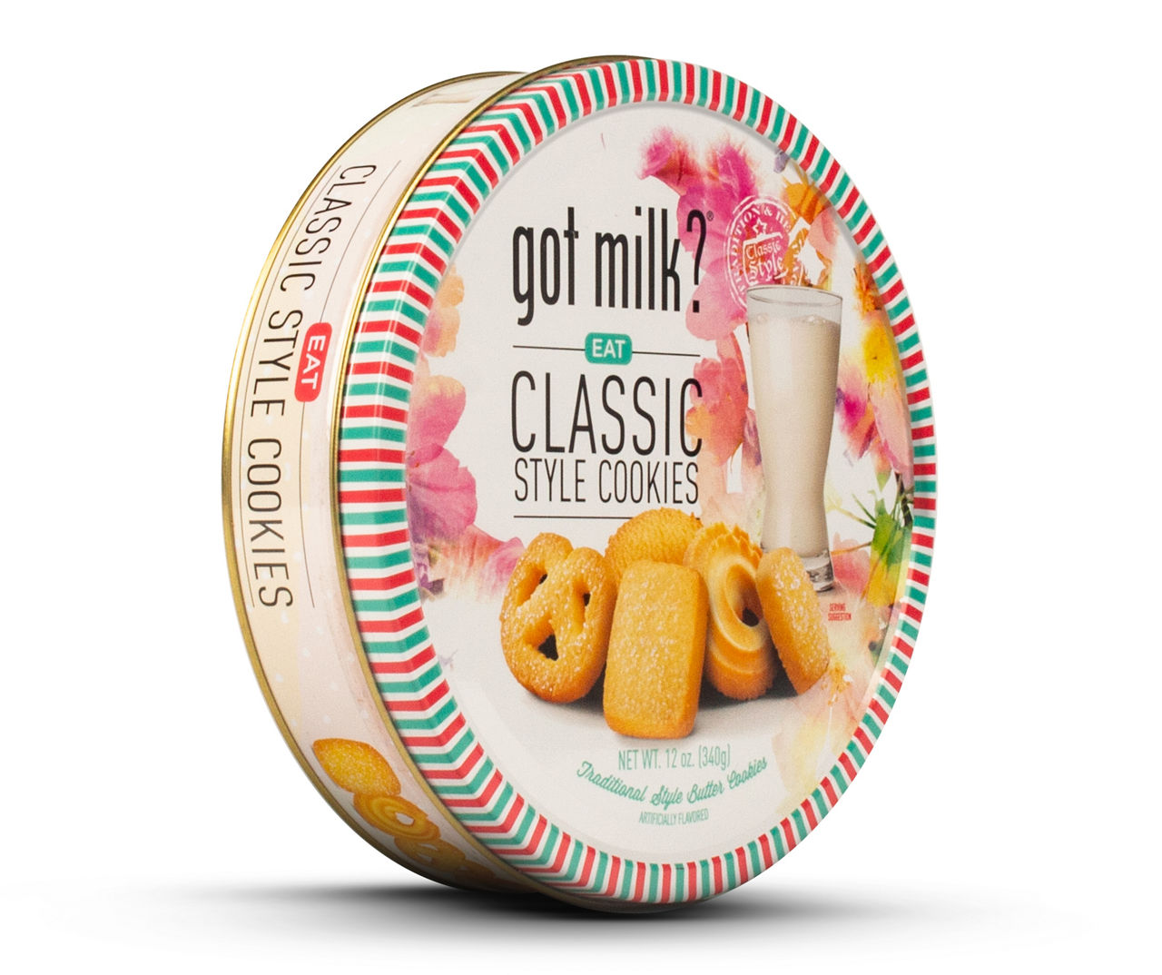 Spring Classic Style Cookie Tin, 12 Oz.