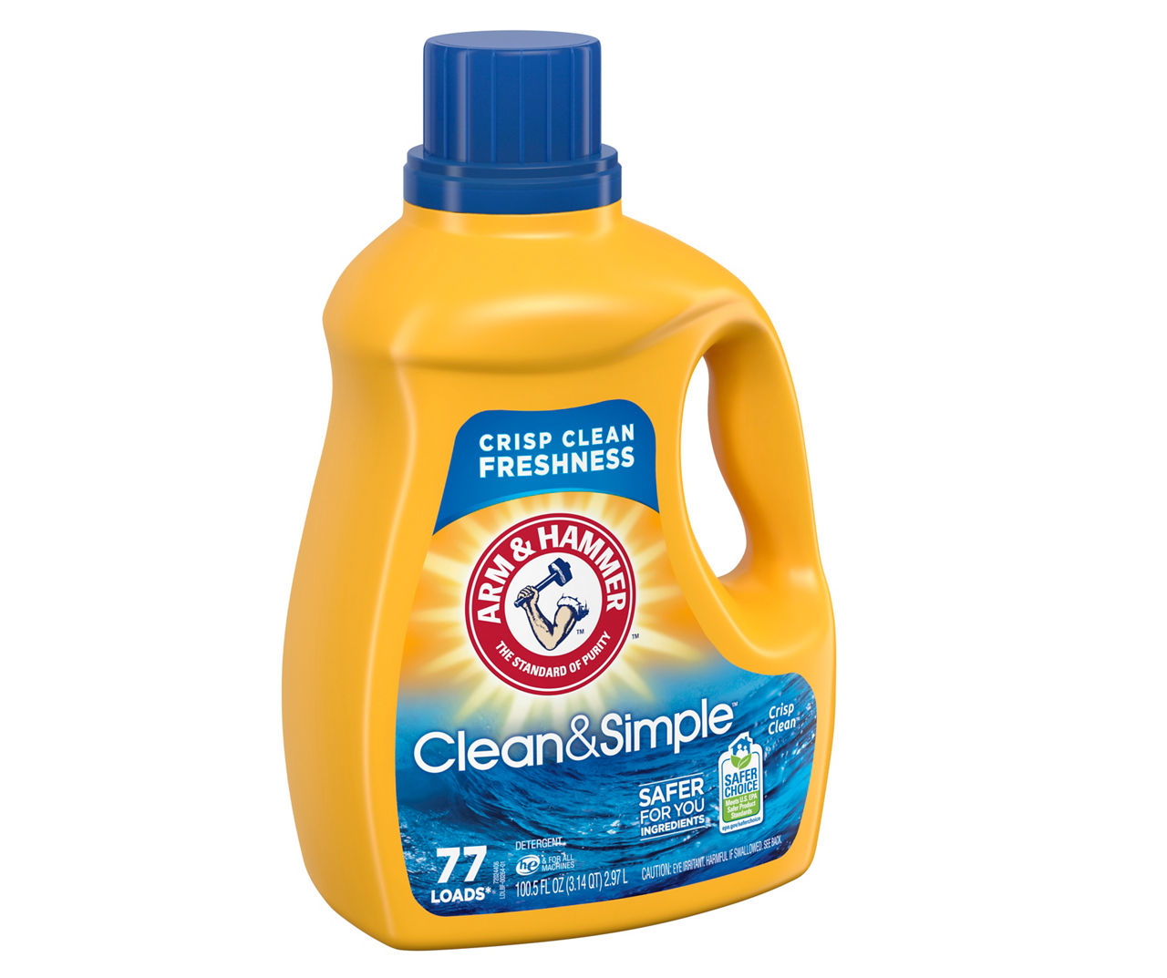 Arm & Hammer Clean & Simple Laundry Detergent, 100.5 Oz.