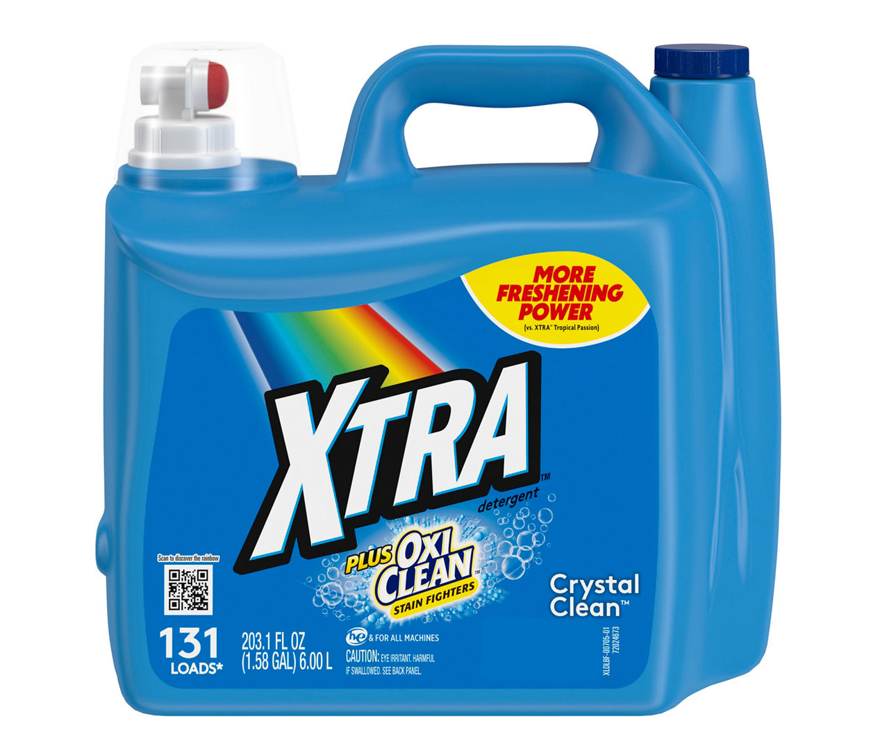 Xtra Plus OxiClean Crystal Clean 131Loads Liquid Laundry Detergent