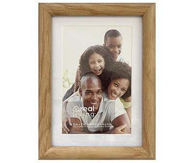 Real Living Brown Rounded Picture Frame