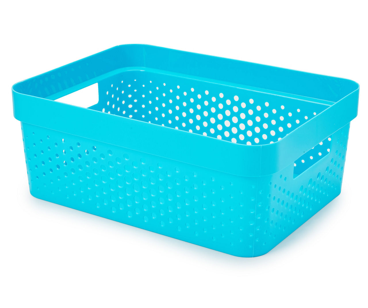 Glad Blue Perforated Storage Basket, 2 Gal. | Big Lots