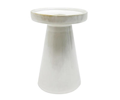 Broyhill Wild Sedona White Ceramic Candle Holder