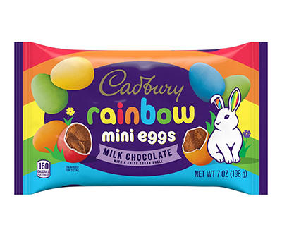 Milk Chocolate Rainbow Mini Eggs, 7 Oz.