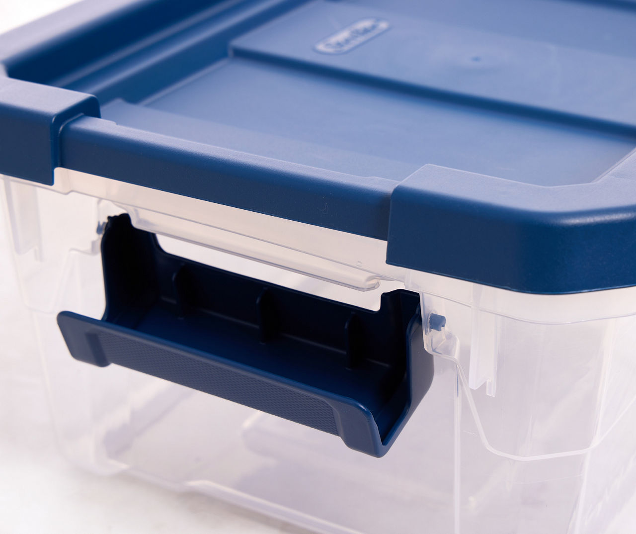 Sterilite 16 Quart Plastic Stacker Box, Lidded Storage Bin