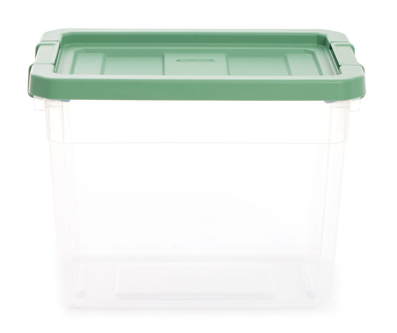 Sterilite 30 qt. Clear Plastic Storage Bin Totes with Latching Lid