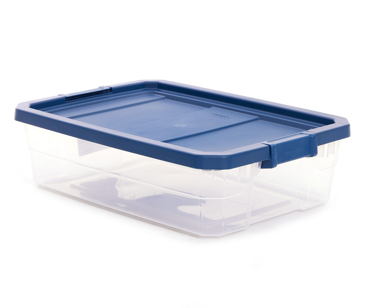 Sterilite 40 Quart Clear Plastic Modular Stacker Storage Bin Tote