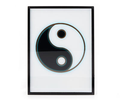 Euphoric Expression Yin & Yang Framed LED Plaque