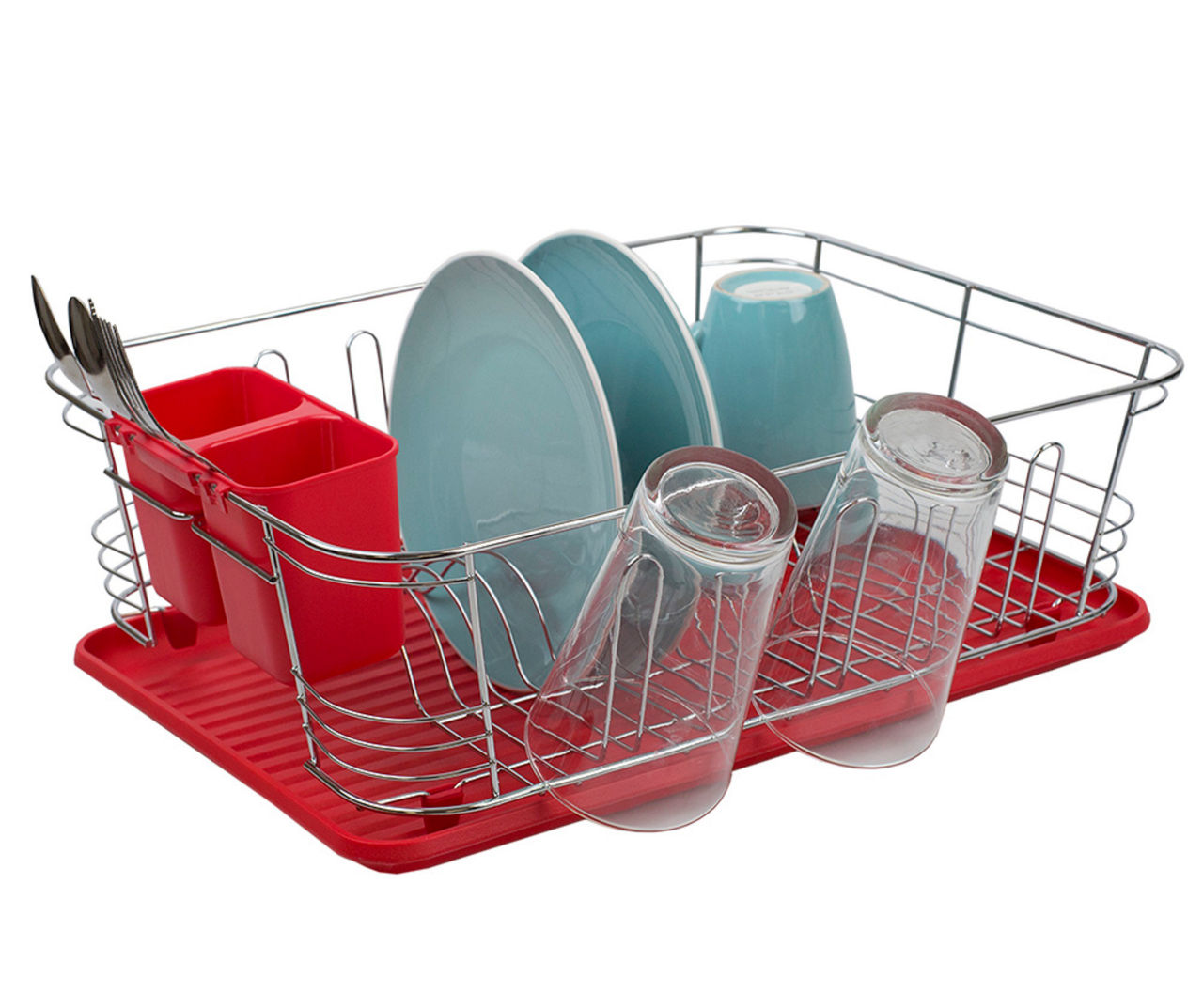 Chrome Small Dish Drying Rack