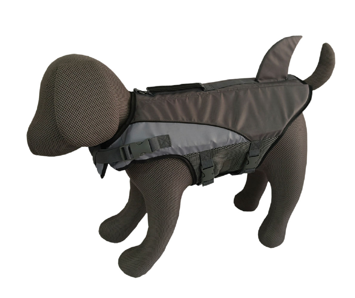 Toy Time Pet Large Gray Shark Life Jacket | Big Lots