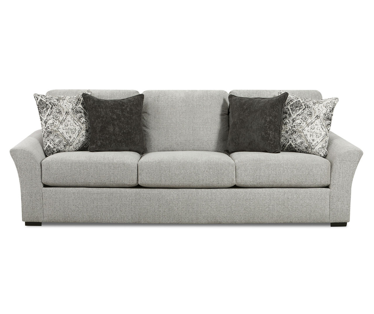 Hollis Extra Large Pillow Back Sofa In Denby Ivory & Utah Natural