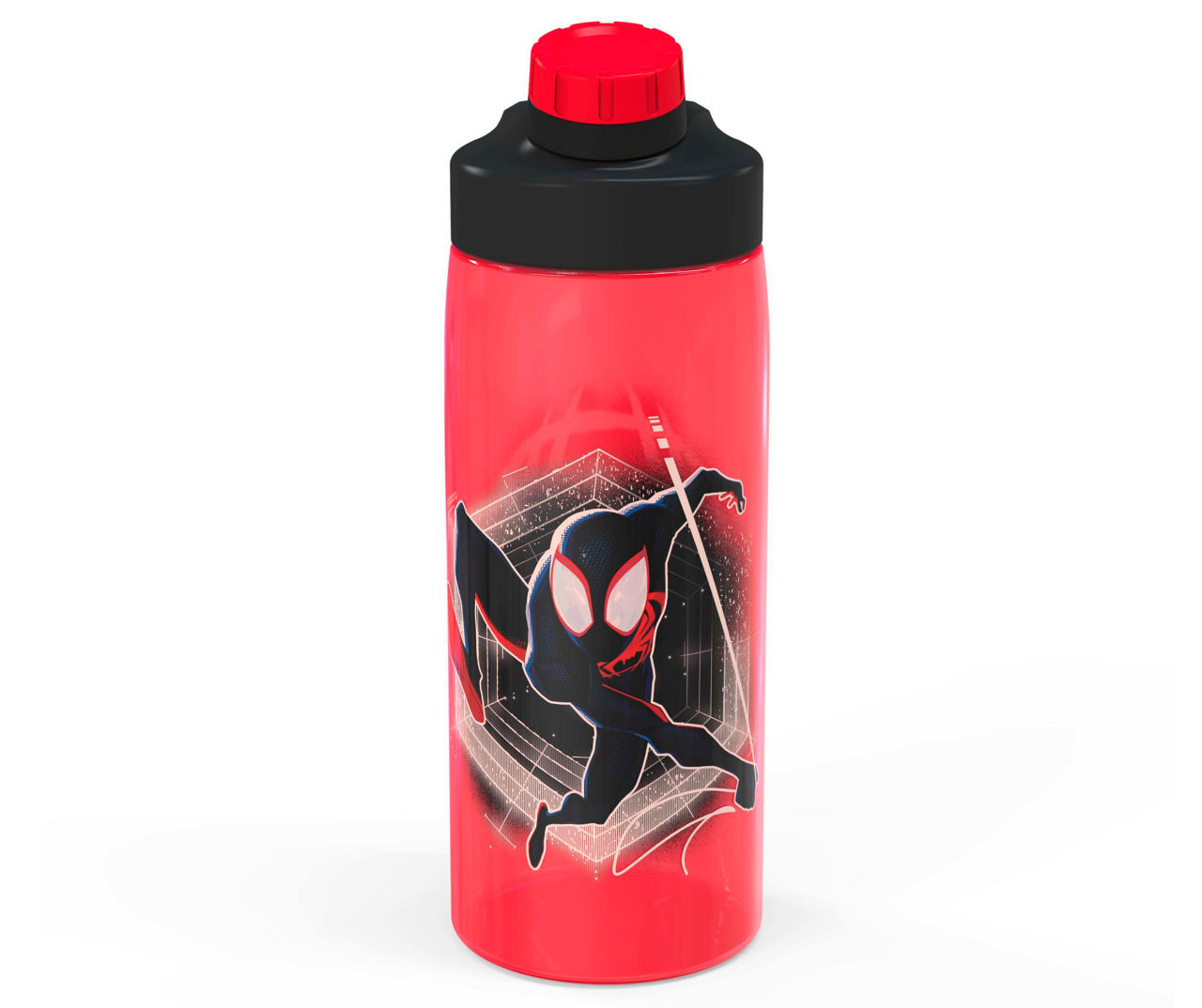 Silver Buffalo Marvel Spider-man Miles Morales Plastic Water Bottle