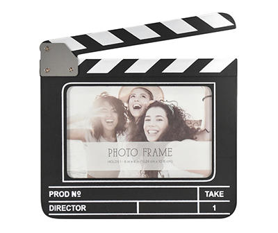 Black Clapperboard Picture Frame, (4
