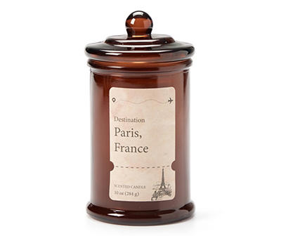 Paris Iced Oatmilk Latte Brown Apothecary Jar Candle, 10 oz.