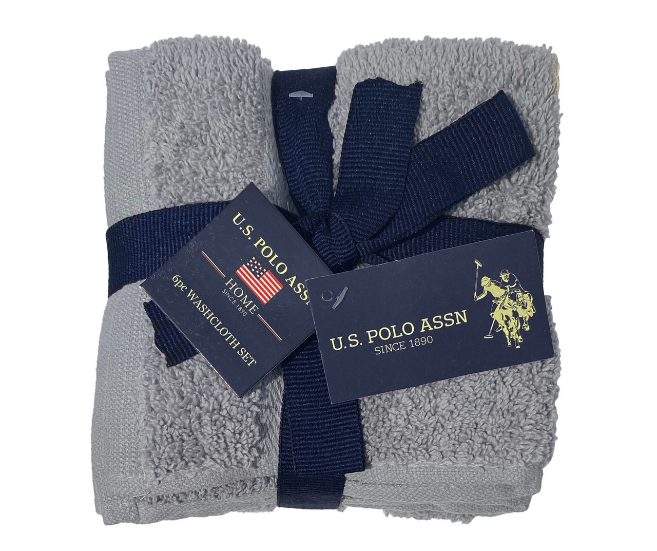 US Polo Assn Home Washcloths, 6-Pack | Big Lots