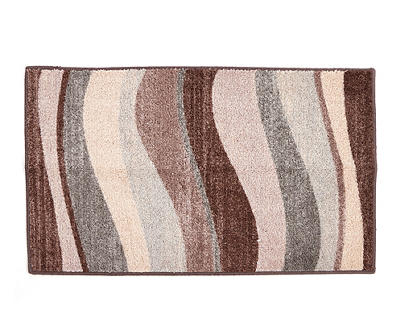 Broyhill Mauve & Gray Wave Accent Rug