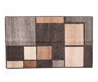 Broyhill Gray & Taupe Color Block Accent Rug
