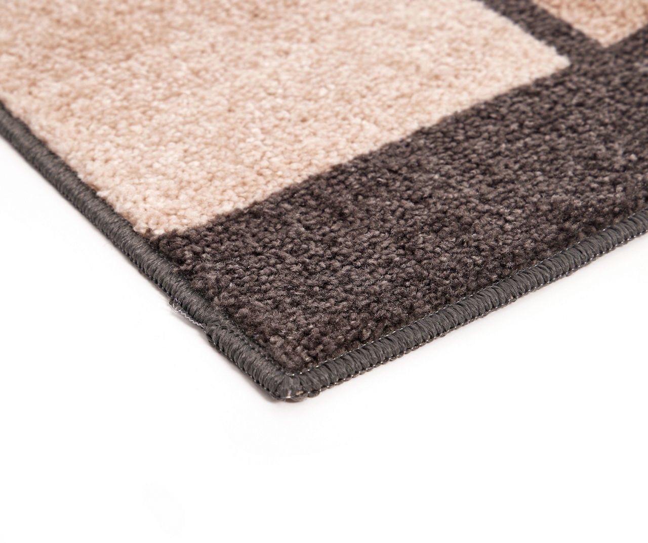 Broyhill Gray & Taupe Color Block Accent Rug