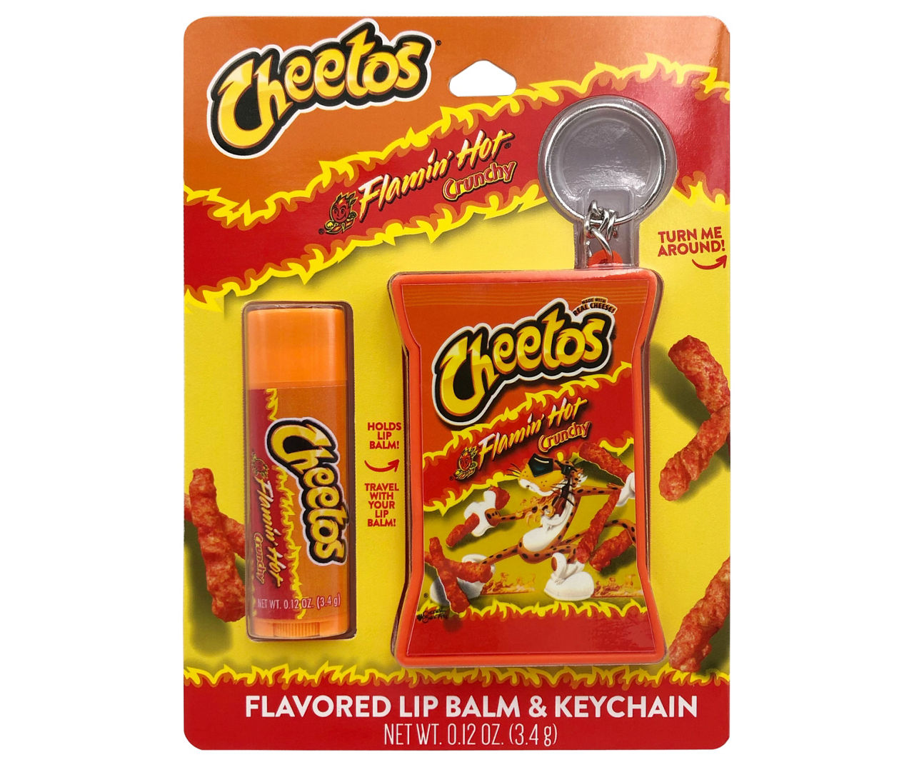 Flamin' Hot Cheetos Lip Balm & Keychain