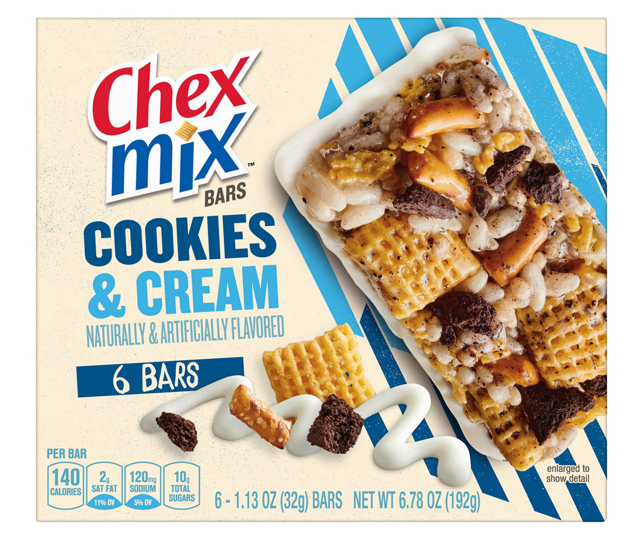 Chex Mix Cookies & Cream Bars, 6-Pack | Big Lots