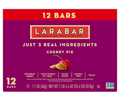 Cherry Pie Bars, 12-Count