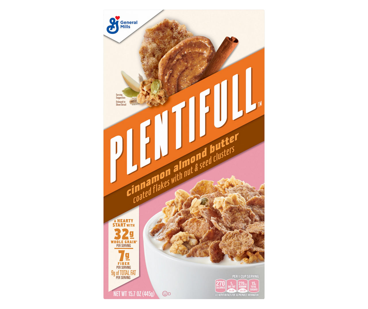 General Mills Cinnamon Almond Butter Plentifull Cereal, 15.7 Oz. Big Lots