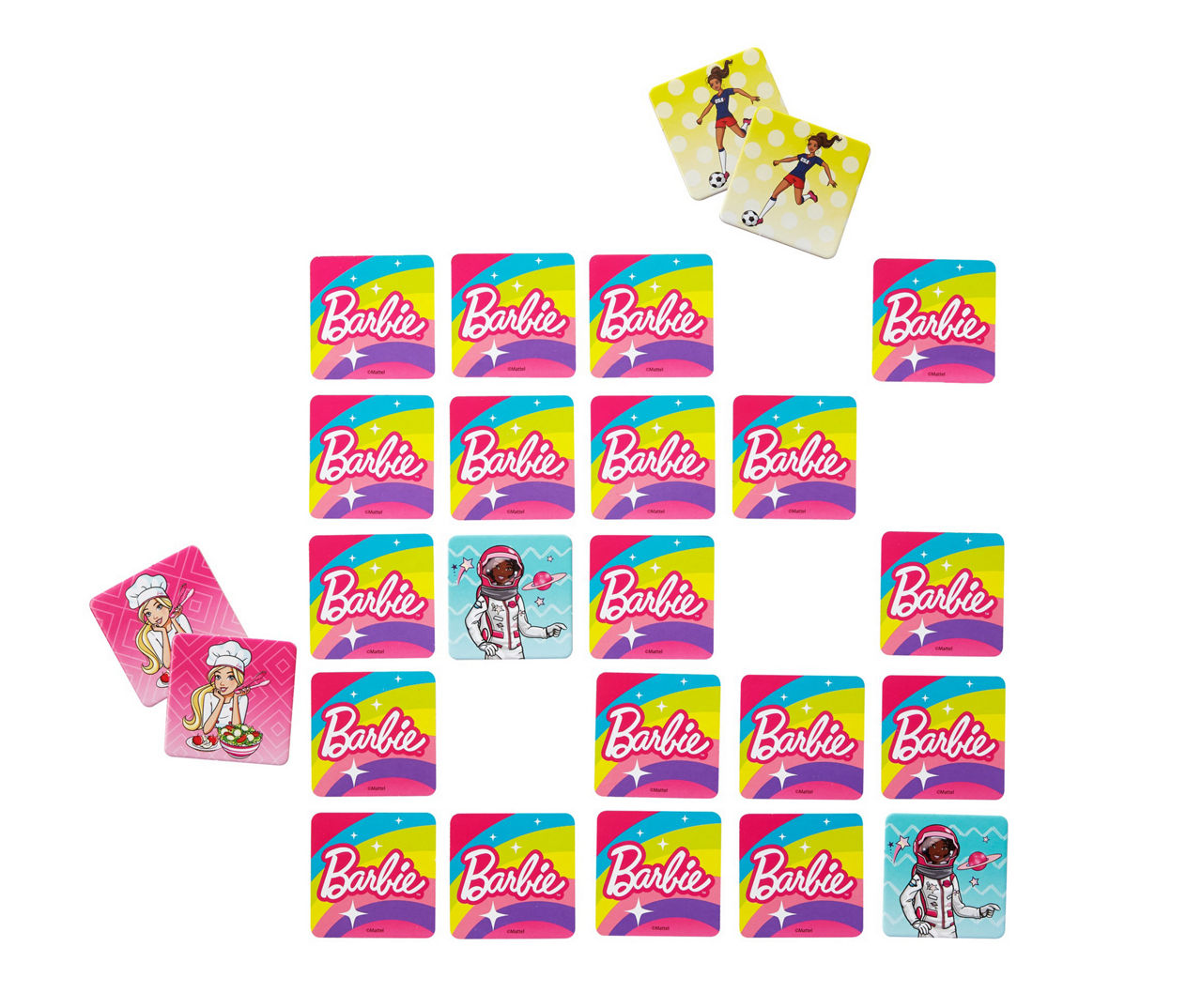 Barbie memory clearance game